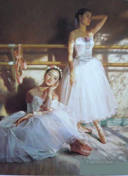 Bailarinas Guan Zeju01 Chinas Pinturas al óleo